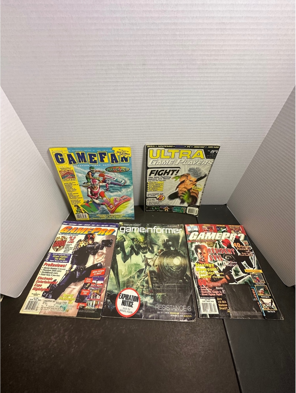 5 Vintage Video Game Magazine Lot GamePro GameFan Ultra Game Players Informer